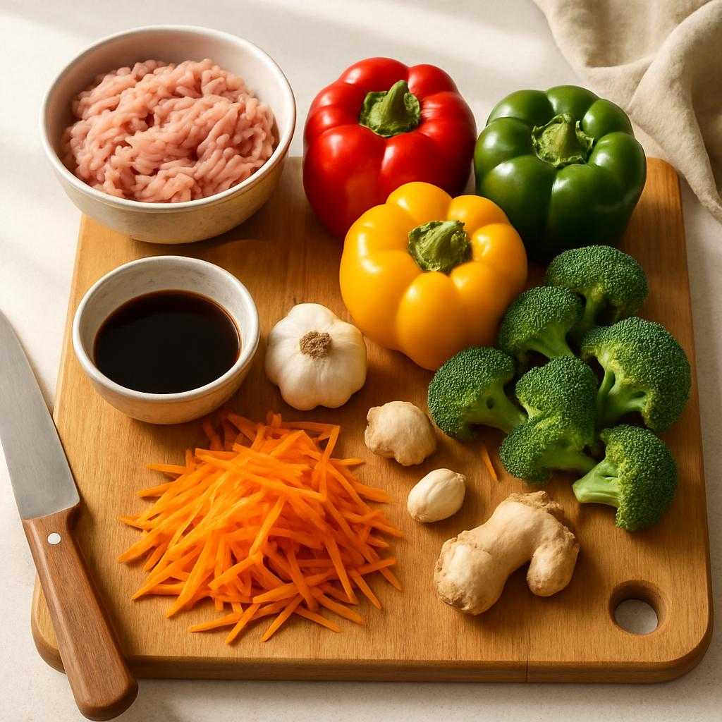 ground turkey stir fry recipe