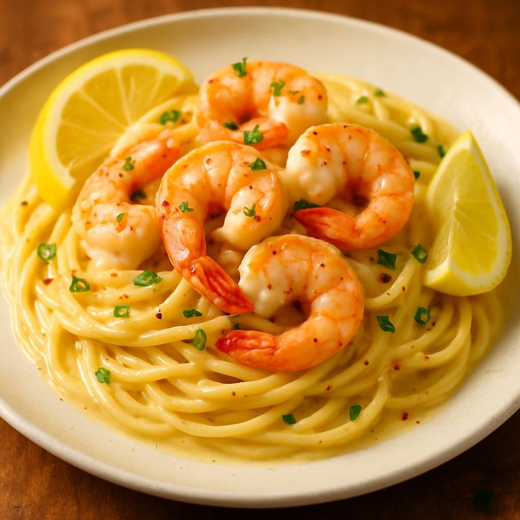 lemon shrimp pasta recipe