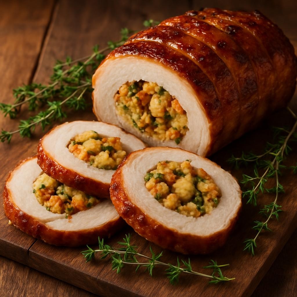 pork loin and stuffing recipe