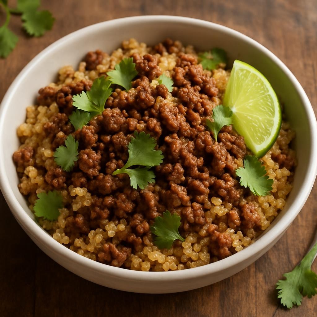 quinoa ground beef recipe