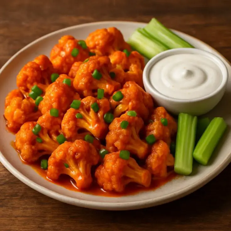 Air Fryer Buffalo Cauliflower