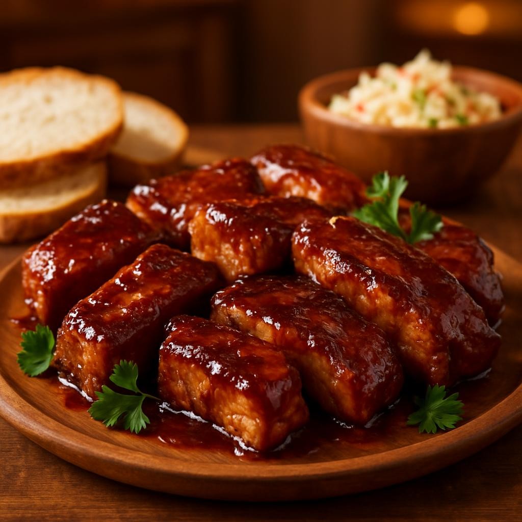 Boneless Pork Ribs in the Oven