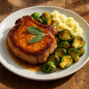 Brined Pork Chops with Garlic & Sage: Next-Level Flavor with Simple Ingredients
