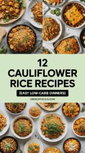12 Cauliflower Rice Recipes For Easy Low-Carb Dinners