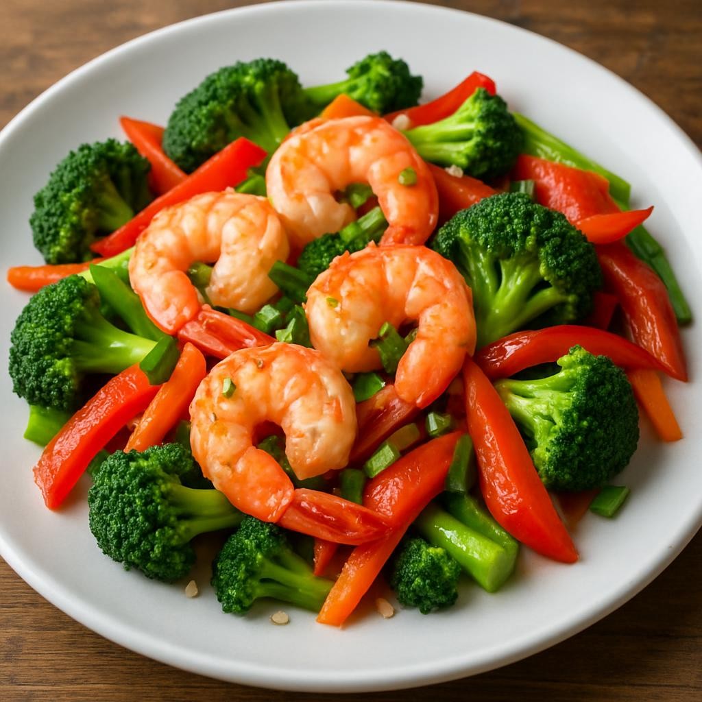 Garlic Shrimp Stir Fry