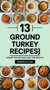 13 Ground Turkey Recipes For Dinner That Are Quick, Easy, And Healthy