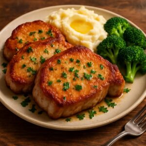 Oven Baked Boneless Pork Chops: Crispy Outside, Juicy Inside