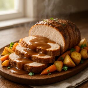 Pork Loin Roast with Gravy: Classic Comfort Food Made Easy