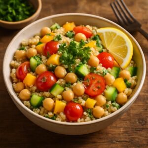 Quinoa Chickpea Salad: The Best Quinoa Salad Recipe You’ll Ever Try