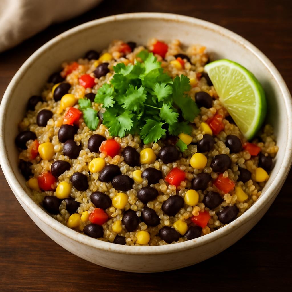 Quinoa and Black Beans