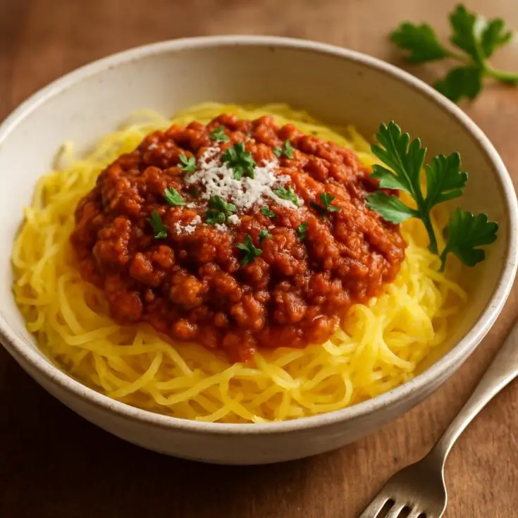 Spaghetti Squash Bolognese