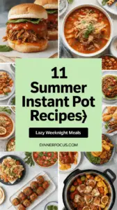 11 Summer Instant Pot Recipes For Lazy Weeknight Meals