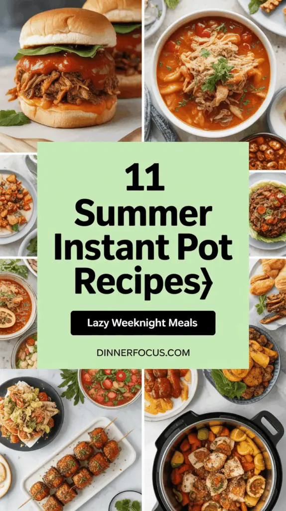 Summer Instant Pot Recipes
