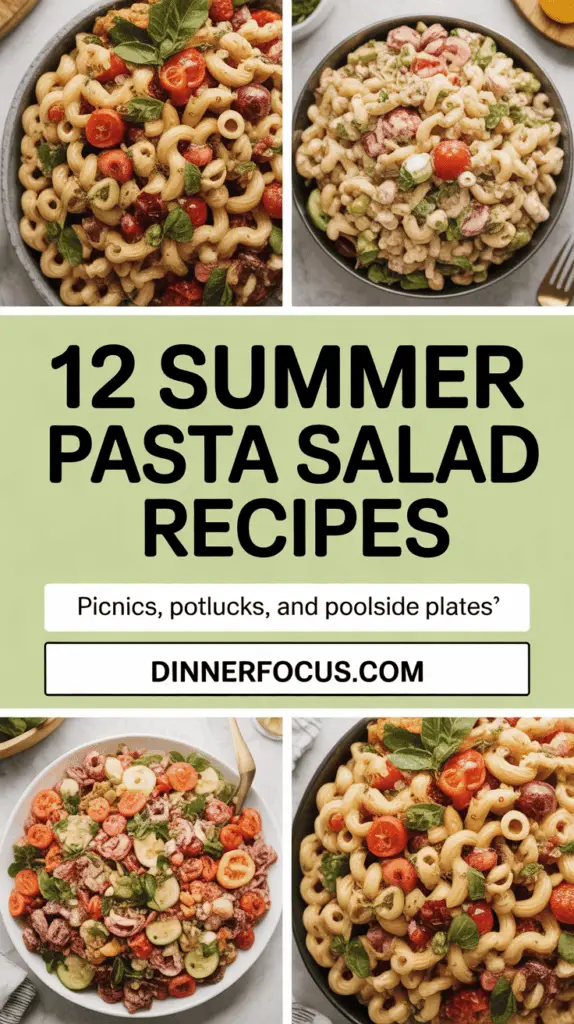 Summer Pasta Salad Recipes