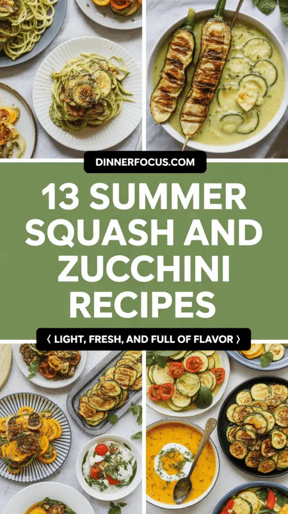 Summer Squash and Zucchini Recipes