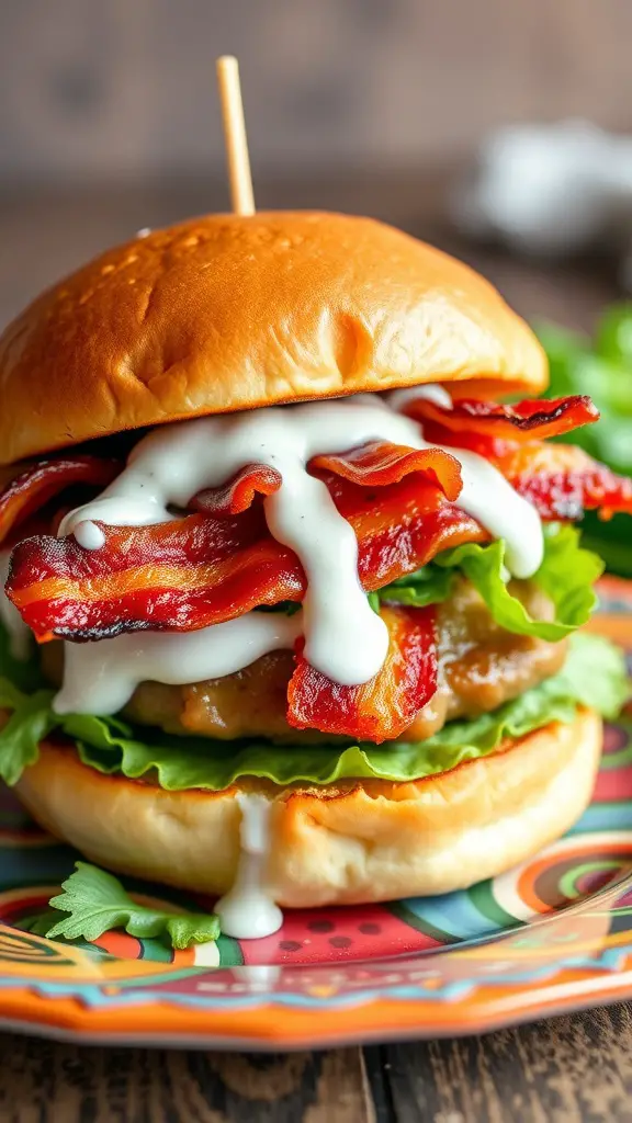 BBQ Bacon Ranch Burger