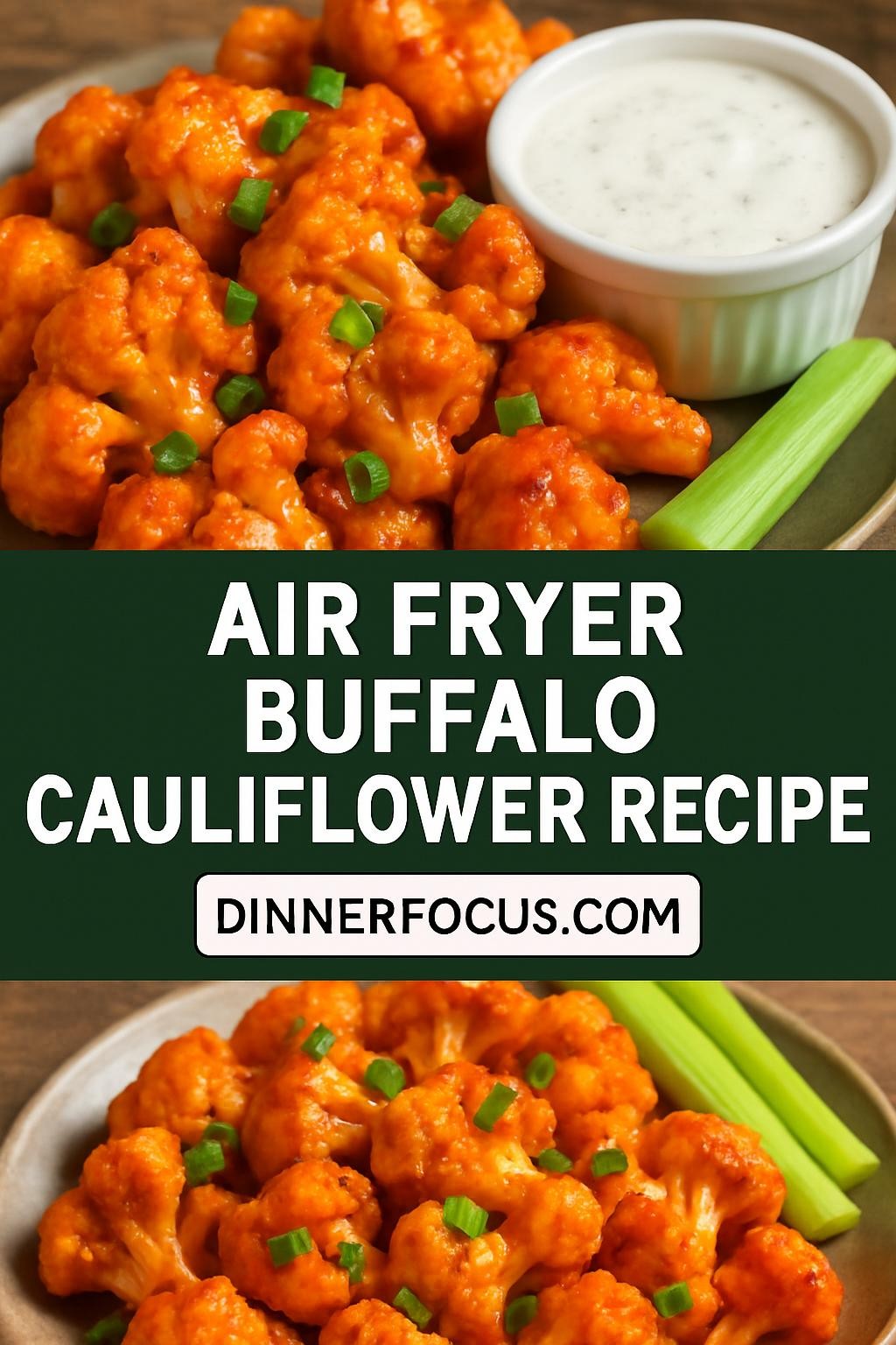 Air Fryer Buffalo Cauliflower recipe