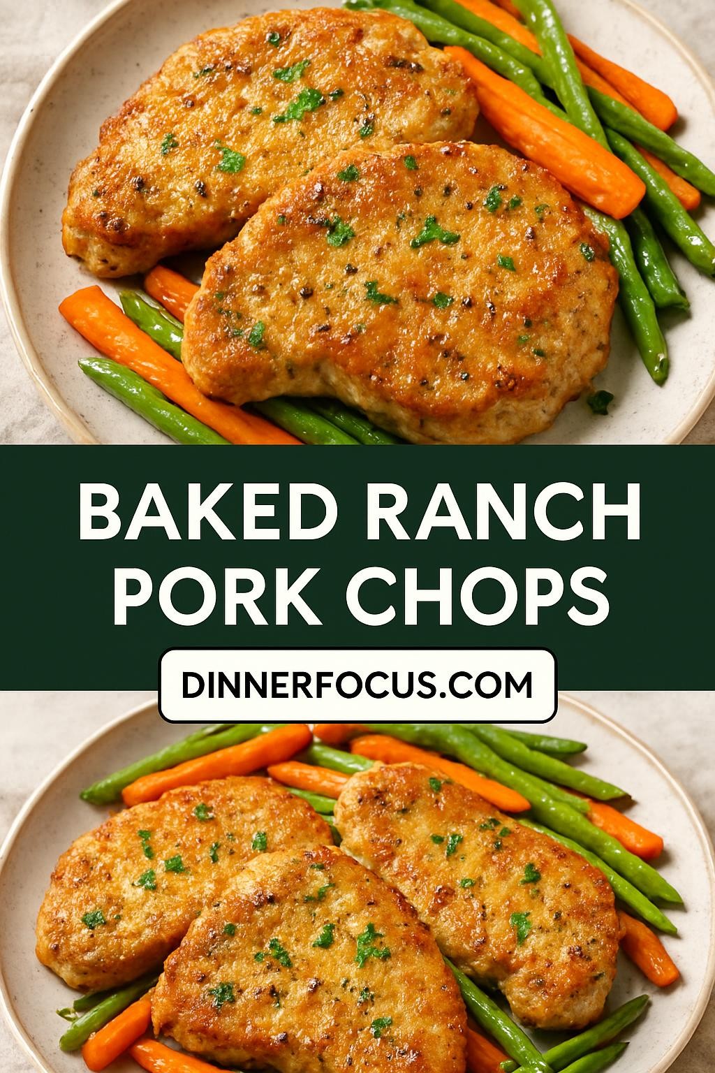 Baked Ranch Pork Chops
