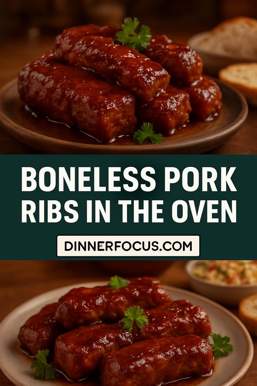Boneless Pork Ribs in the Oven