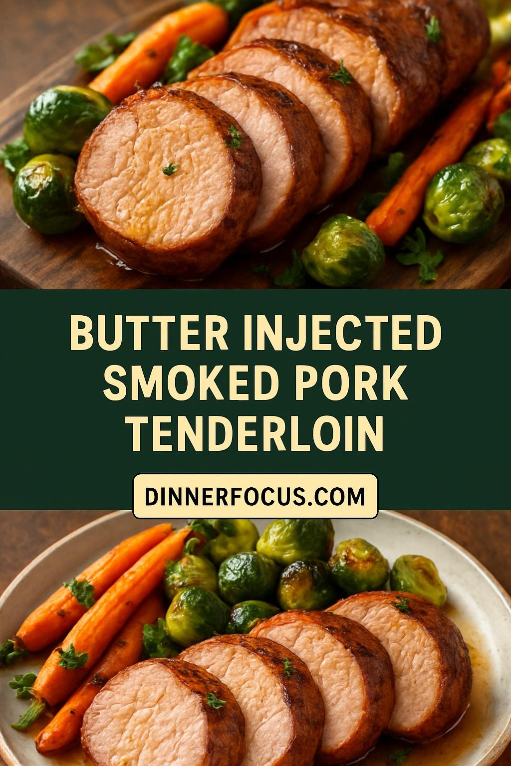 Butter Injected Smoked Pork Tenderloin