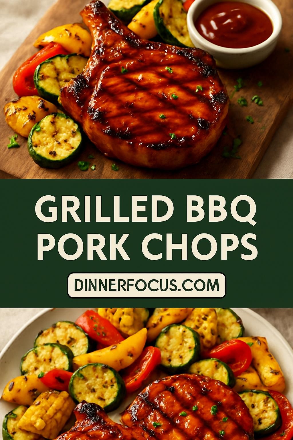 Grilled BBQ Pork Chops