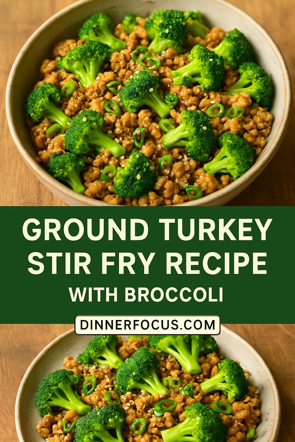 Ground Turkey Stir Fry Recipe with broccoli