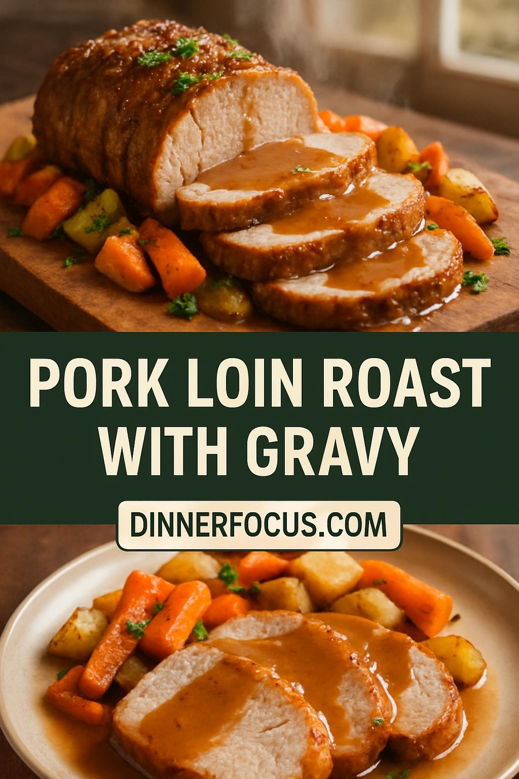 Pork Loin Roast with Gravy