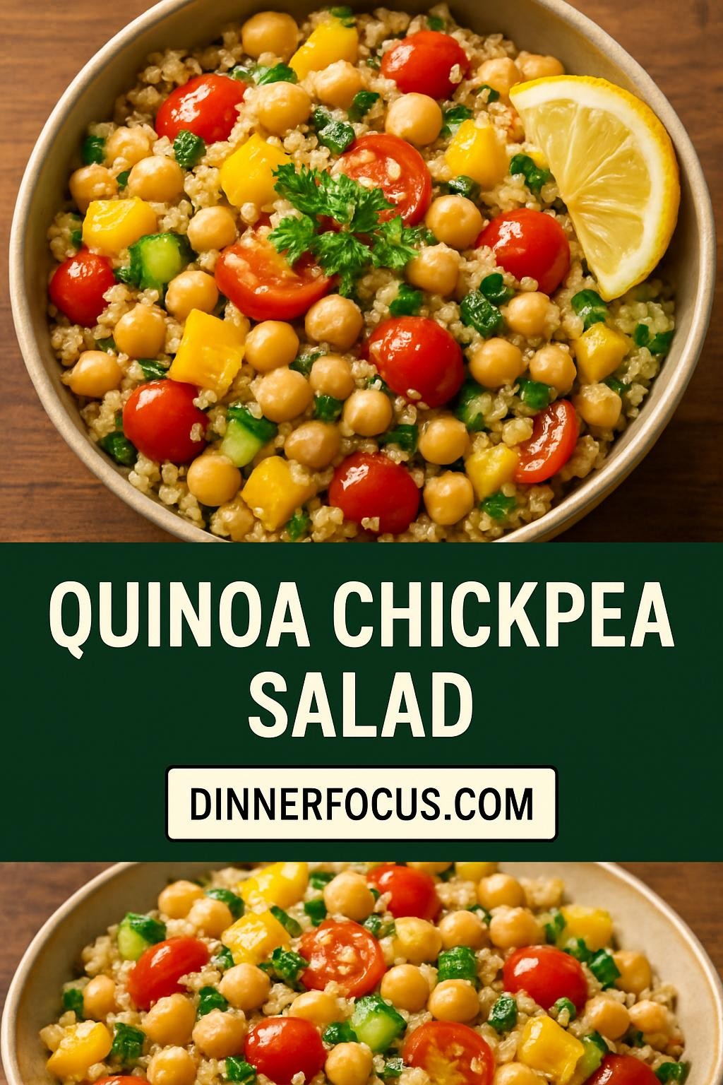 Quinoa Chickpea Salad