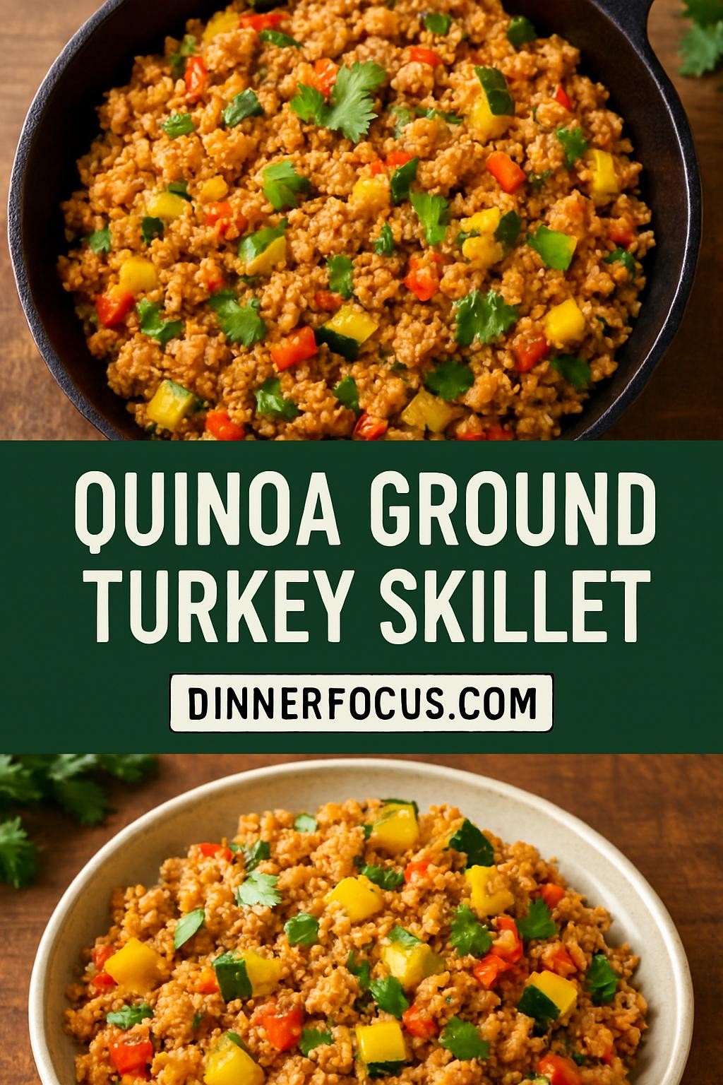 Quinoa Ground Turkey Skillet