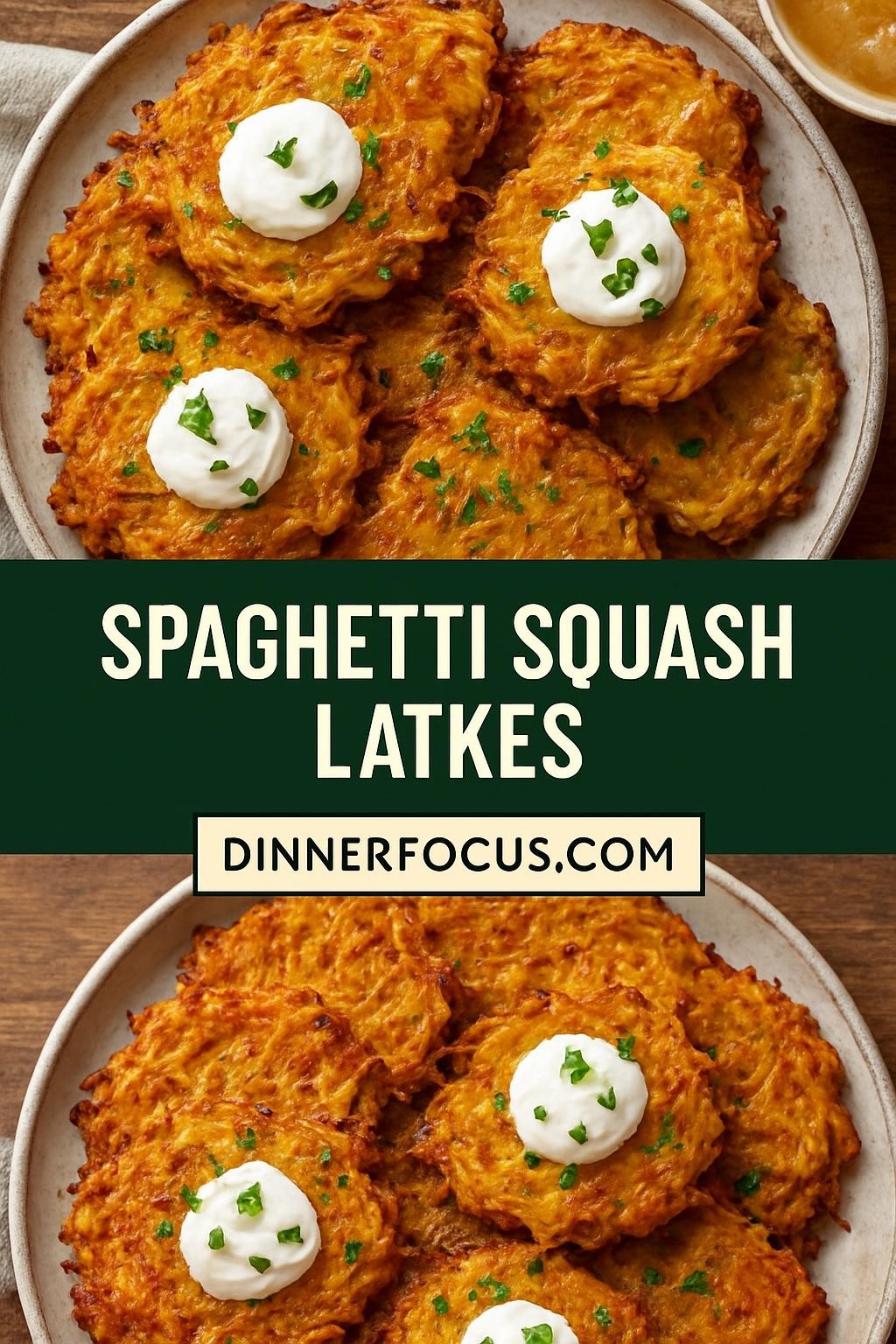 Spaghetti Squash Latkes