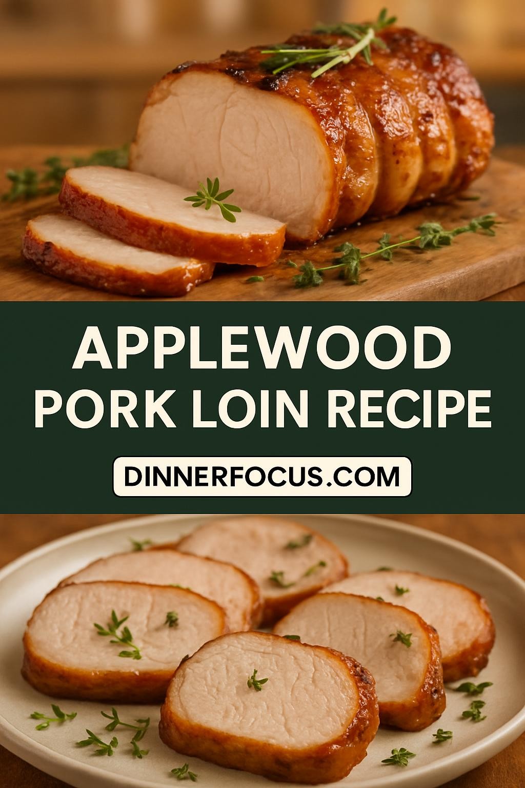 applewood pork loin recipe