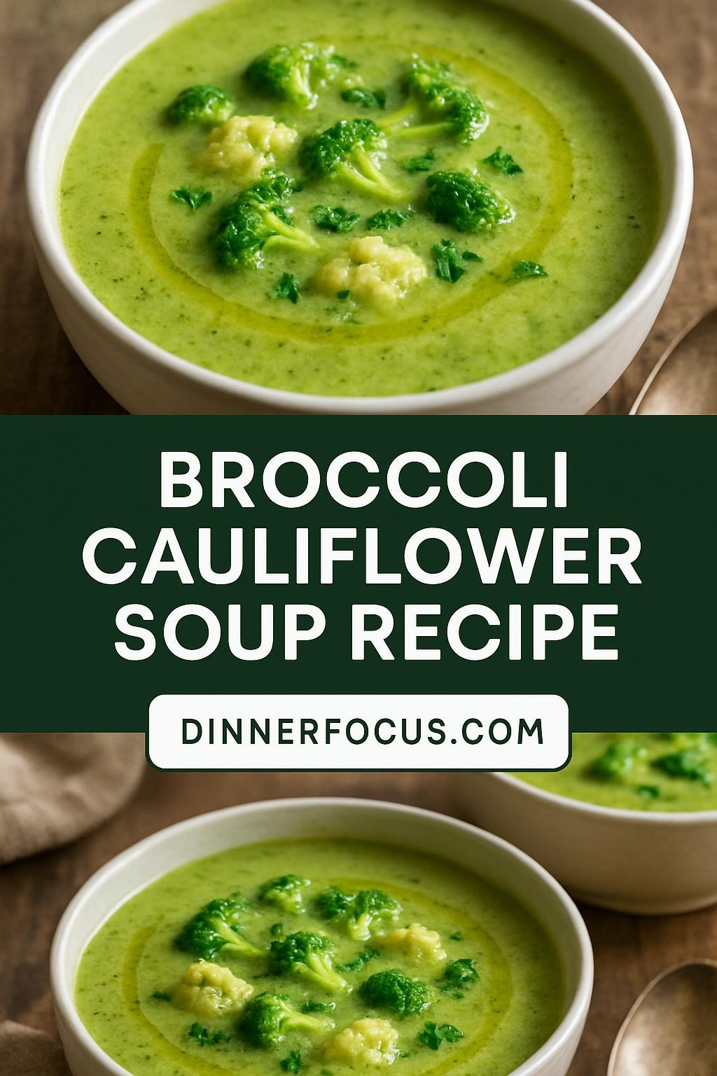 broccoli cauliflower soup recipe