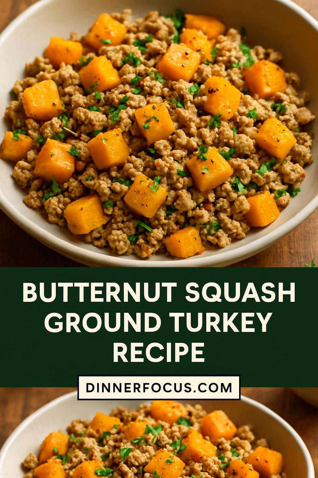 butternut squash ground turkey recipe