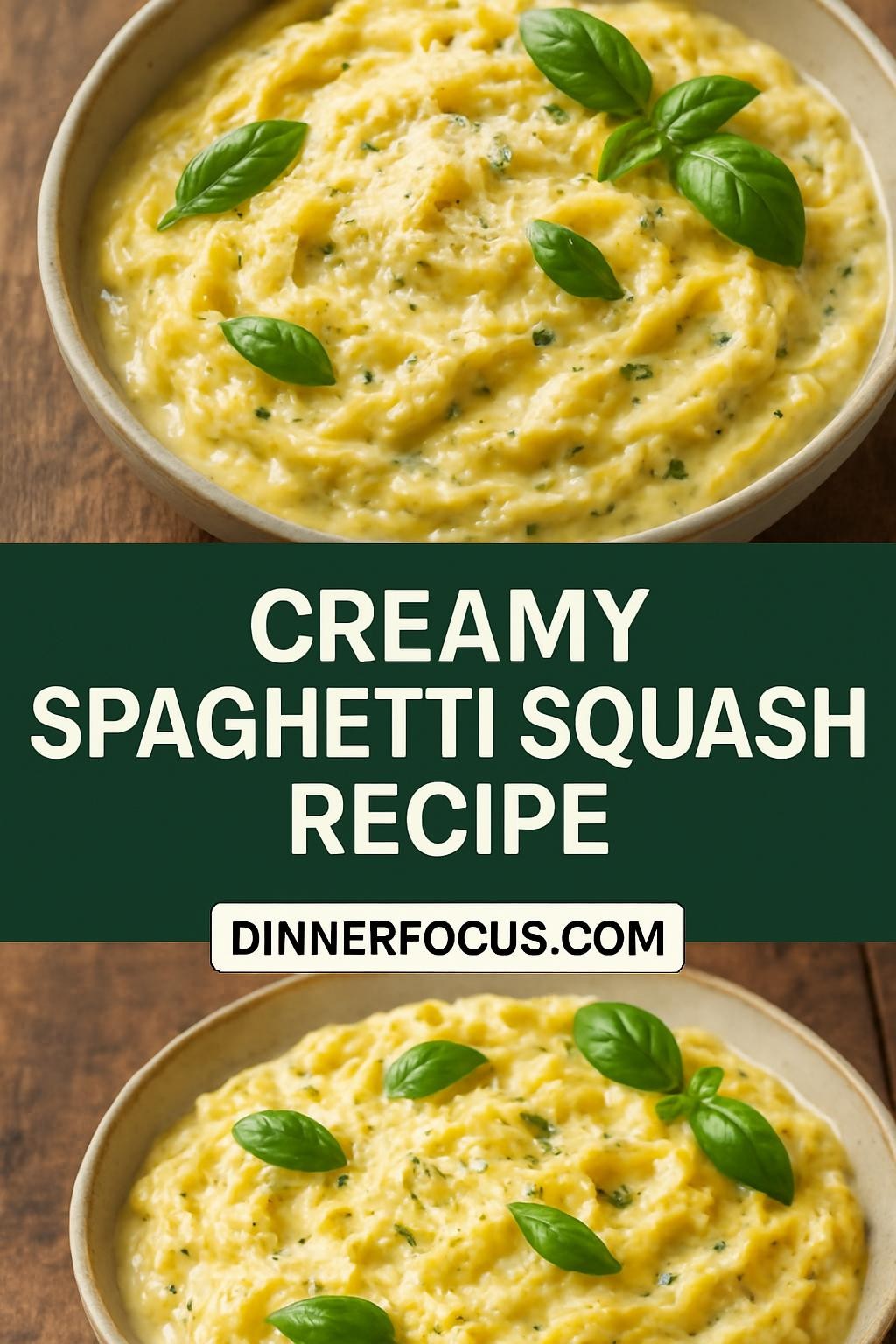 creamy spaghetti squash recipe