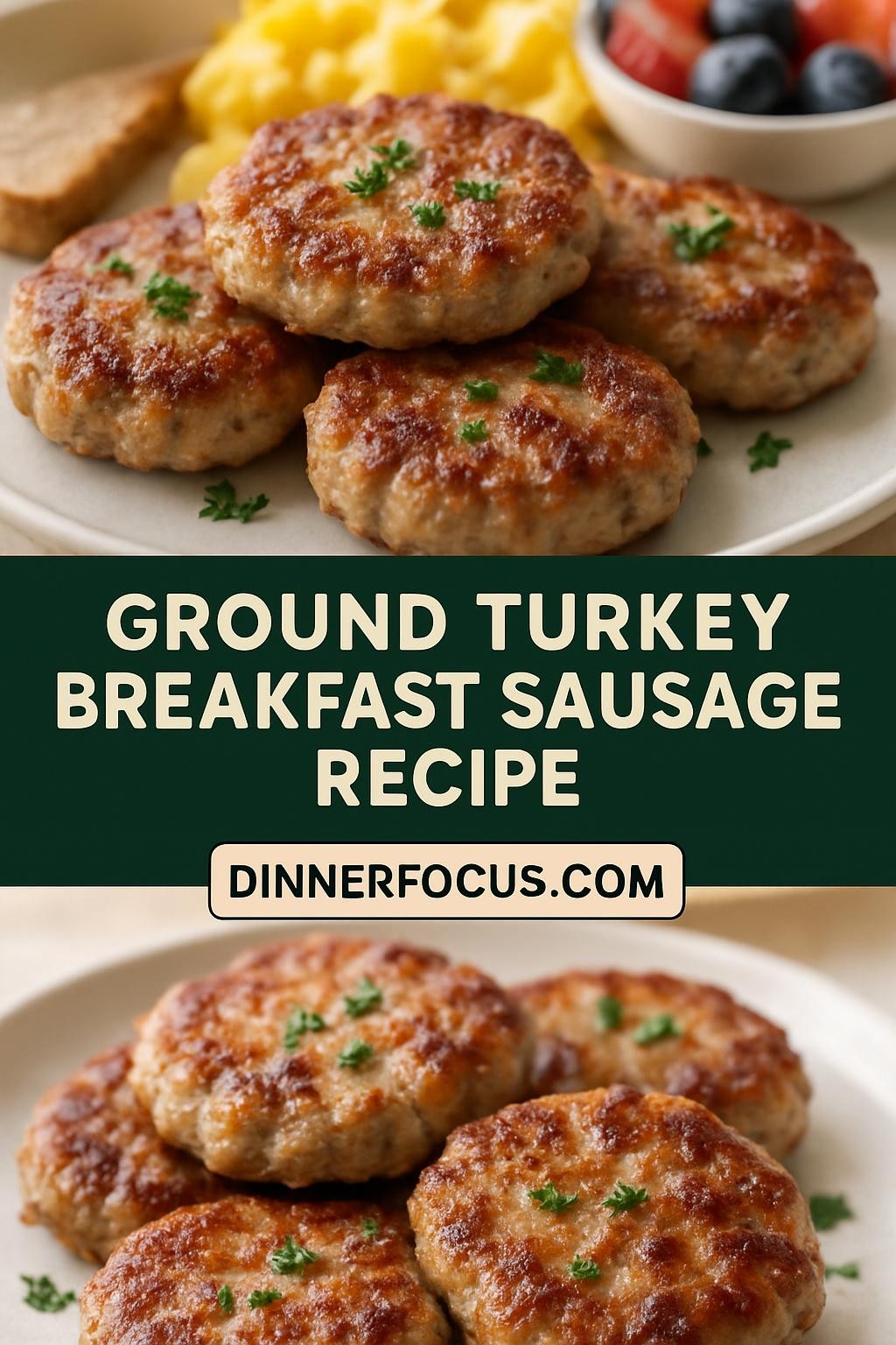 ground turkey breakfast sausage recipe