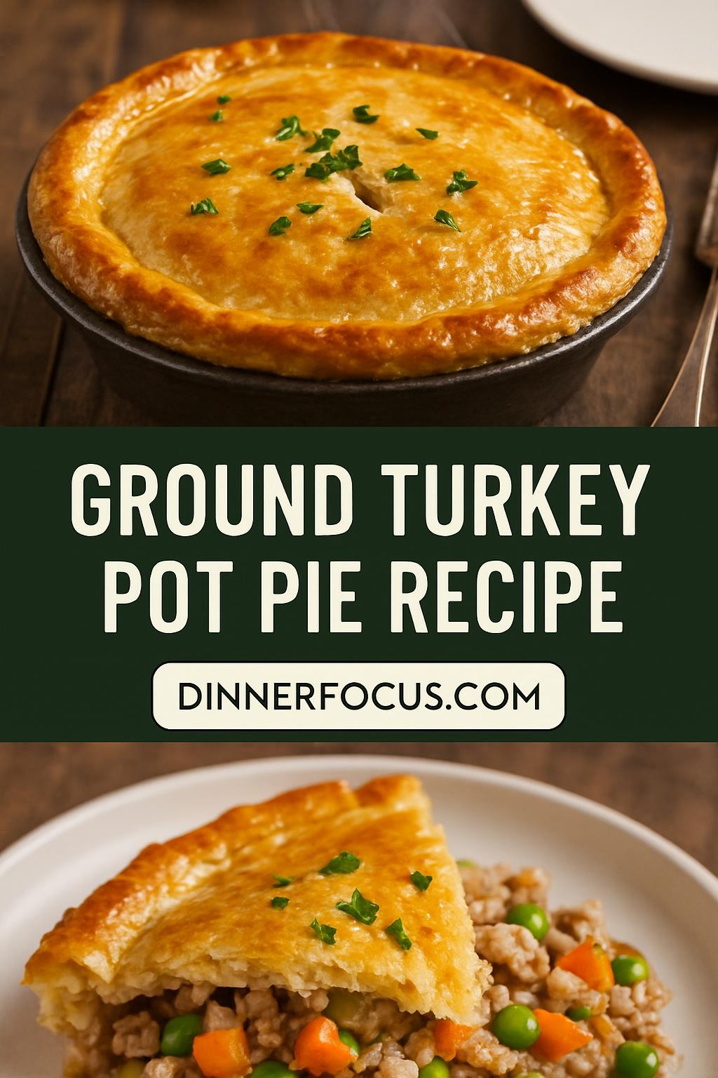 ground turkey pot pie recipe