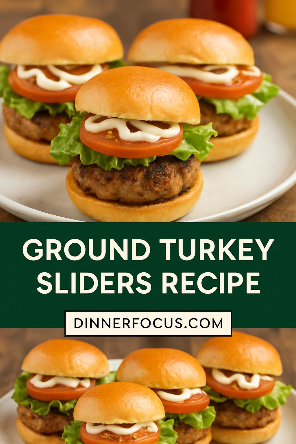 ground turkey sliders recipe