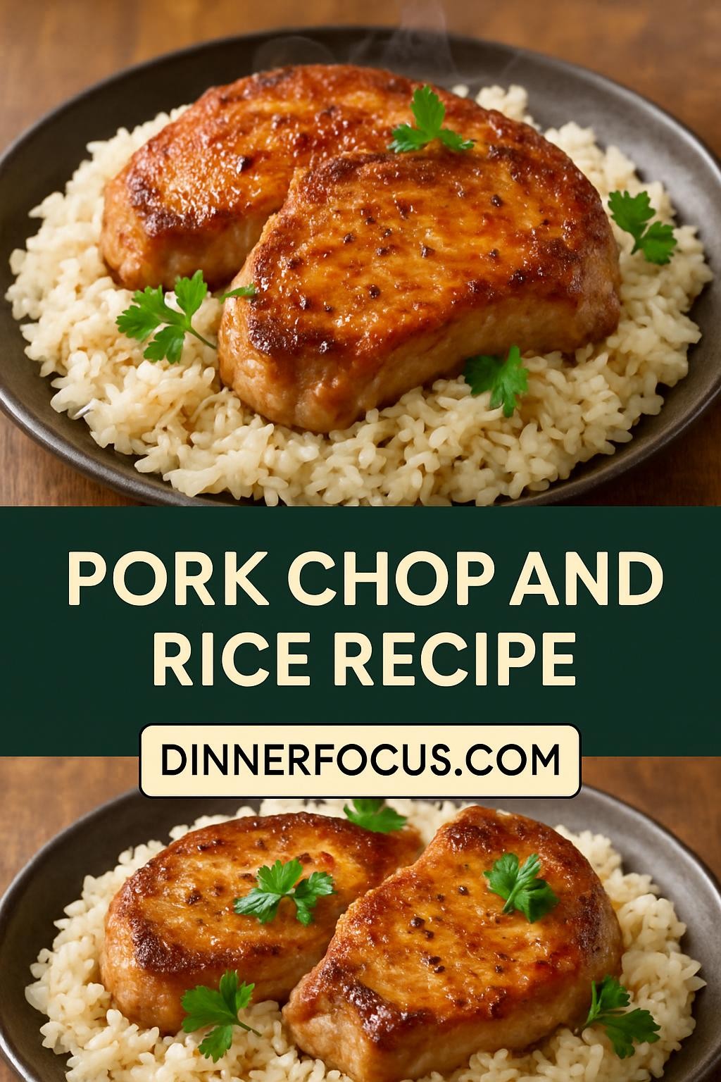 pork chop and rice recipe