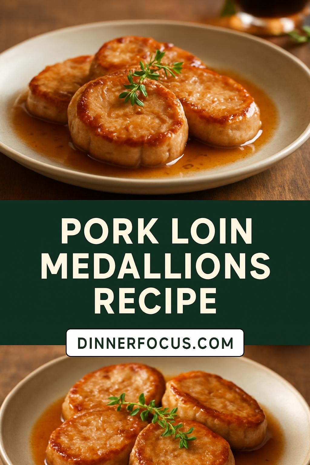 pork loin medallions recipe
