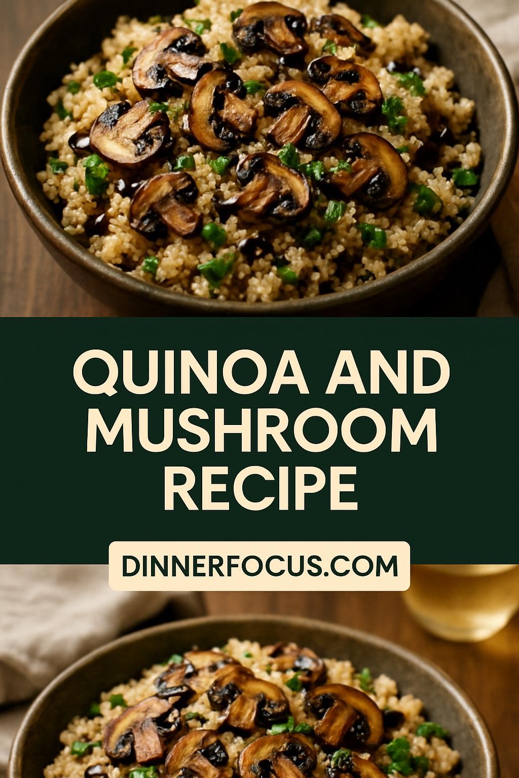 quinoa and mushroom recipe
