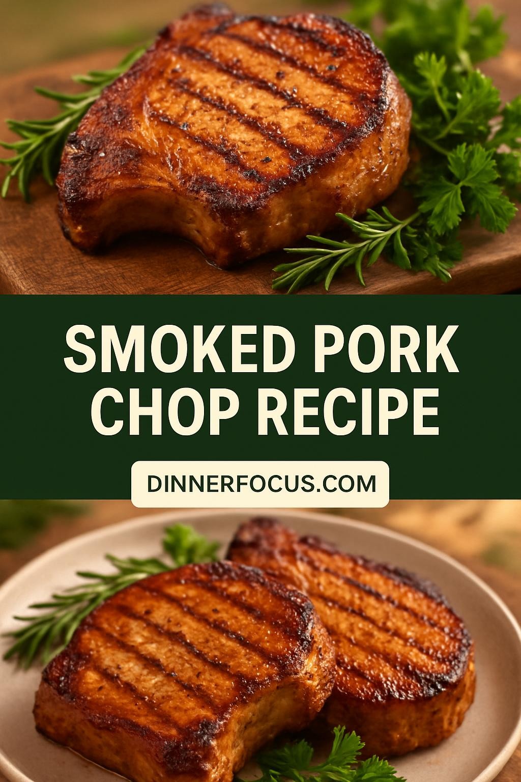 smoked pork chop recipe