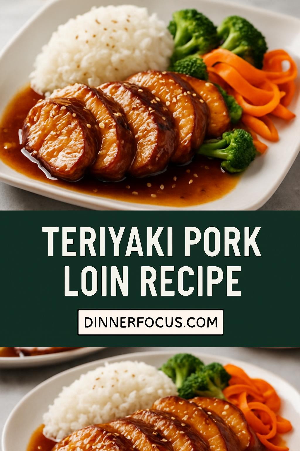 teriyaki pork loin recipe