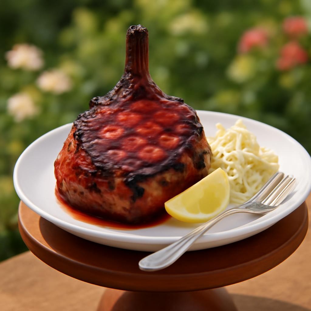 Grilled BBQ Pork Chops