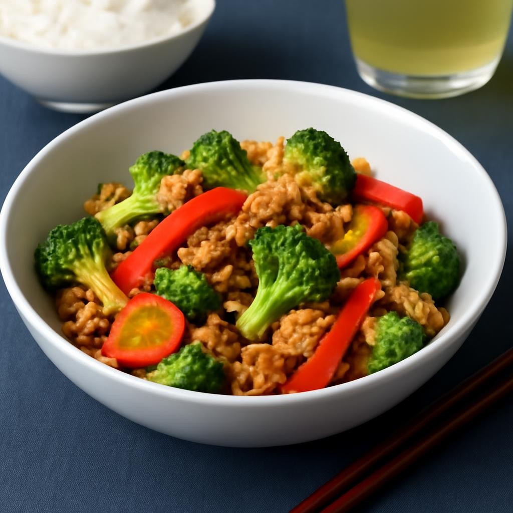 Ground Turkey Stir Fry Recipe with broccoli