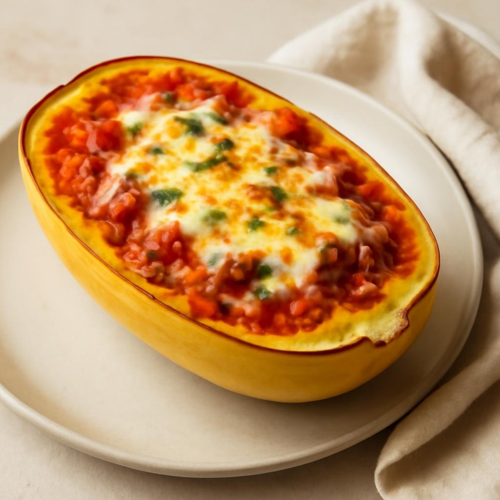 Low Carb Stuffed Spaghetti Squash