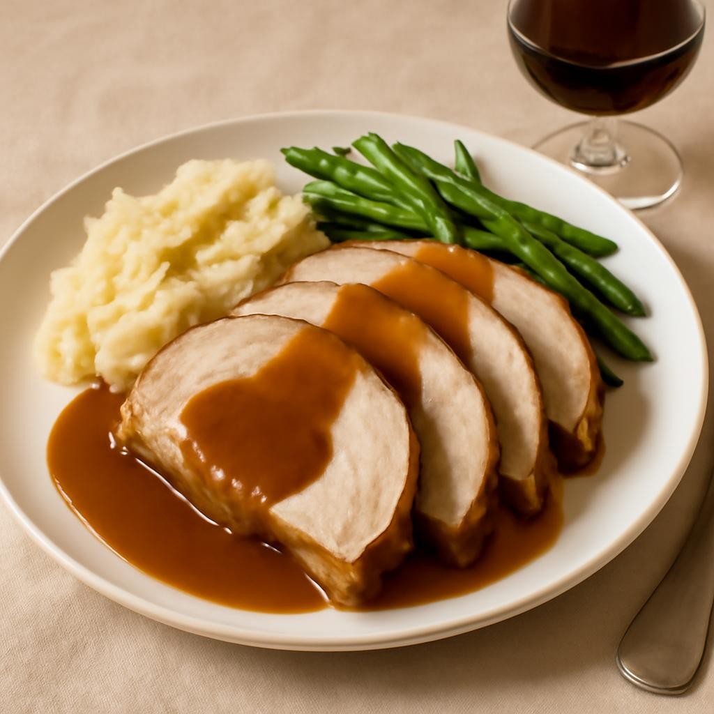Pork Loin Roast with Gravy