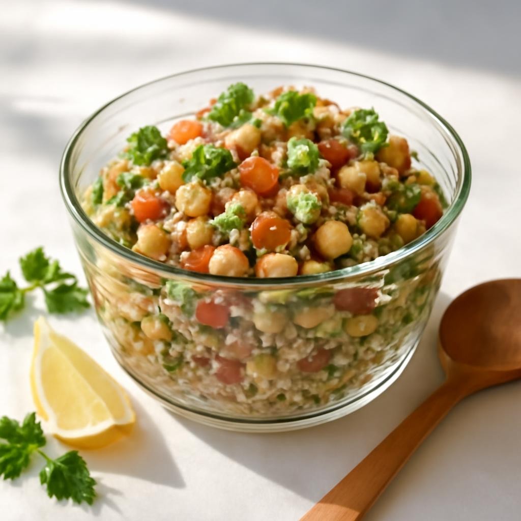 Quinoa Chickpea Salad