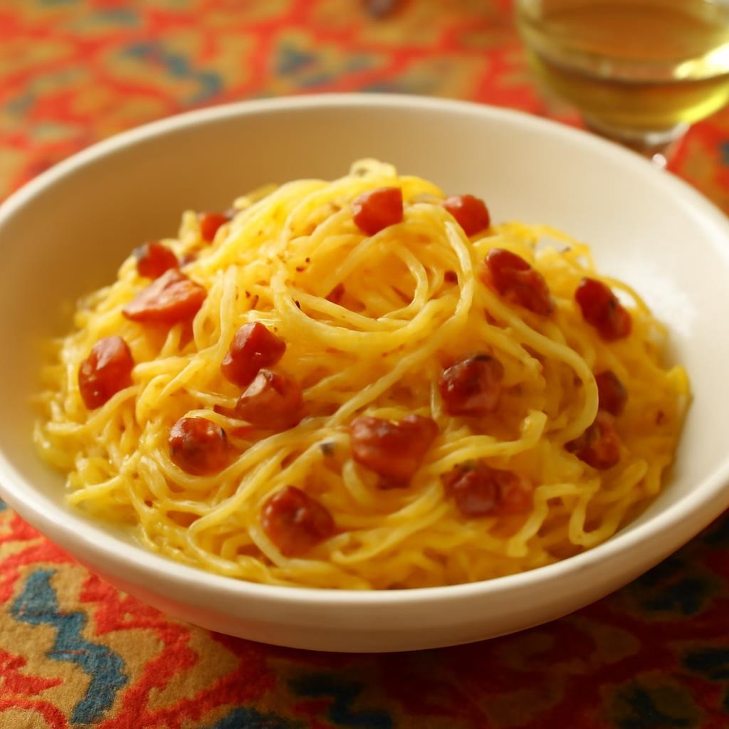 Spaghetti Squash Carbonara