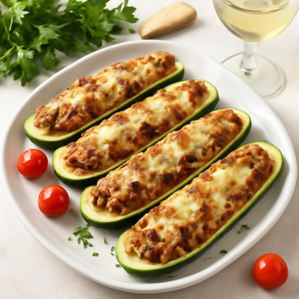 Stuffed Zucchini Boats