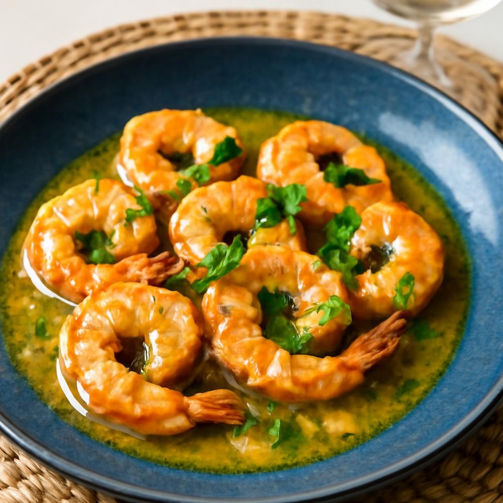 Tiger Prawns in Garlic Butter